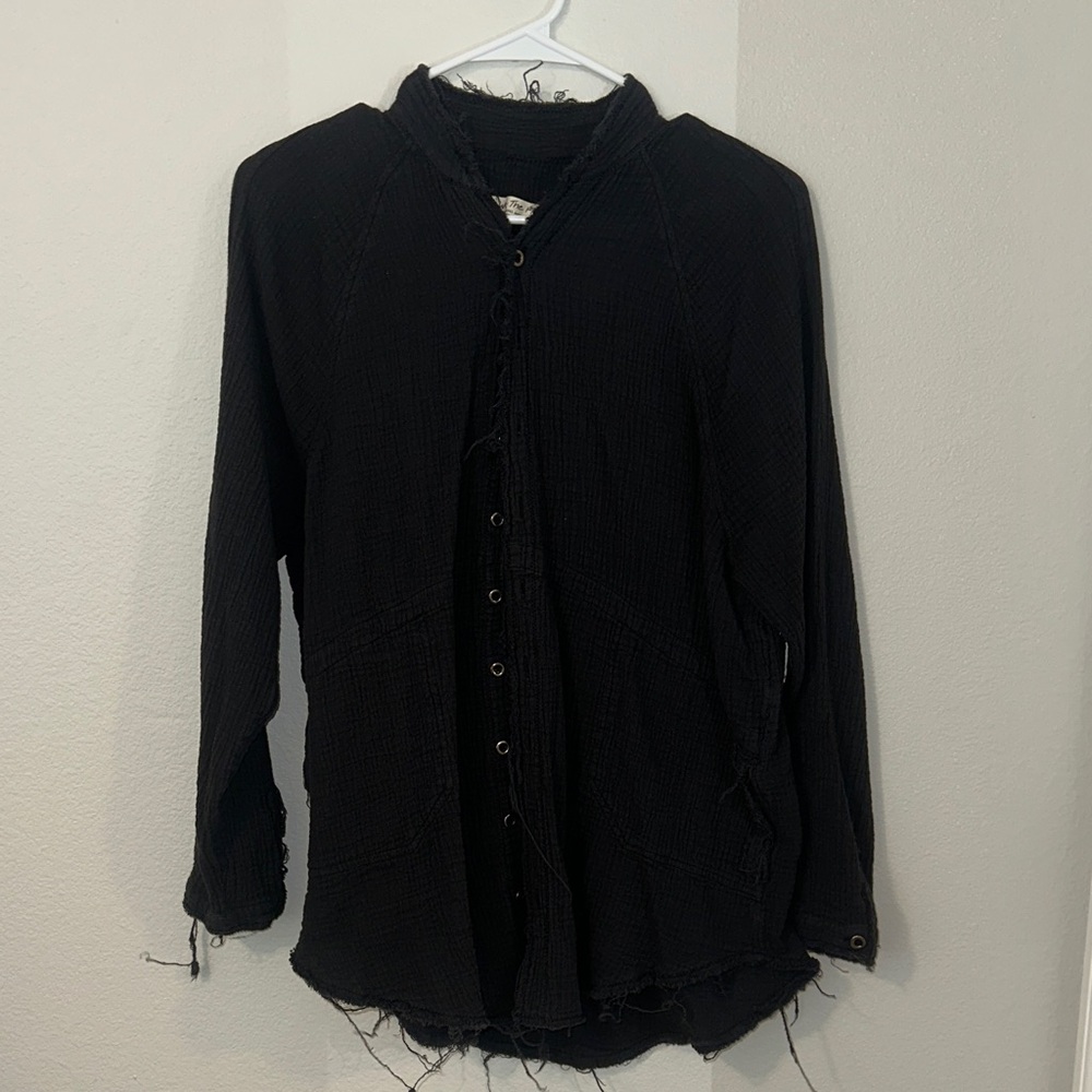 We The Free Black Button up